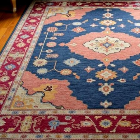 Vintage Handknotted Wool Rug